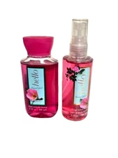 2 pc - Bath & Body Works Hello Beautiful Shower Gel & Fragrance Mist 3 oz each