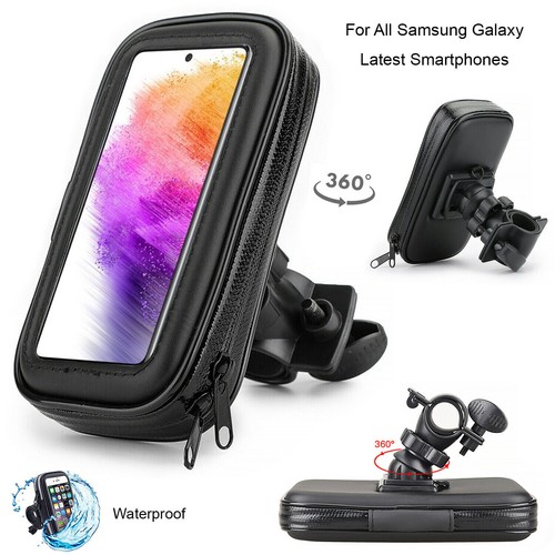 Bike Bicycle Waterproof Phone Case Mount Holder For Samsung S22 S10 M62 Note20 - Picture 27 of 37