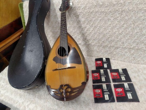 Suzuki Mandolin 1968 No.70 with case Violin Japan vintage String Wood - Picture 7 of 14