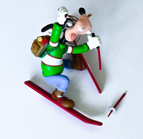 Disney 101 Dalmatiner & Goofy Skifahren Weihnachtsdeko beschädigt gebraucht selten SIEHE BILDER - Bild 2 von 8