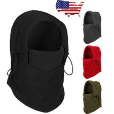 Winter Balaclava Ski Full Face Mask Fleece Windproof Neck Warm for Cold Weather