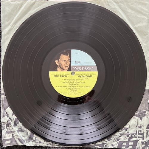 Frank Sinatra – Sinatra Swings Vinyl LP MONO 1961 1st Press CLEANED/TESTED VG+ - Picture 3 of 8