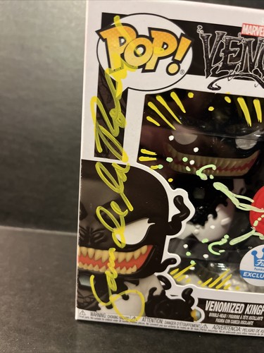 Sam De La Rosa Signed & Sketched Venomized Kingpin Exclusive Funko Beckett COA - Picture 3 of 9
