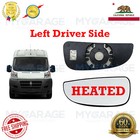 Heated Lower Mirror Glass Replacement Left Side for 2014-2017 RAM Promaster