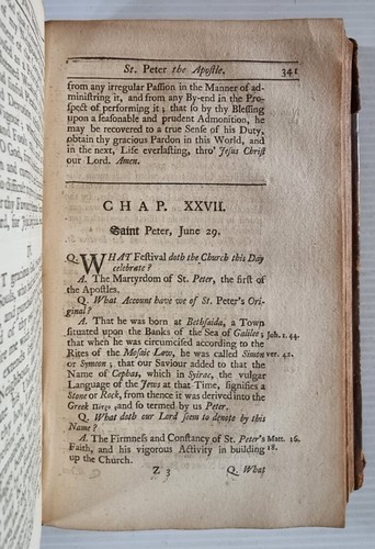1762 / Festivals and Fasts of the Church of England / Robert Nelson / Bible Int. - Foto 11 di 24