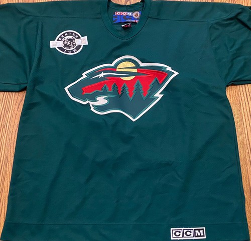 Minnesota Wild Manny Fernandez #35 Vintage CCM Center Ice NHL Hockey Jersey Rare - Picture 5 of 11