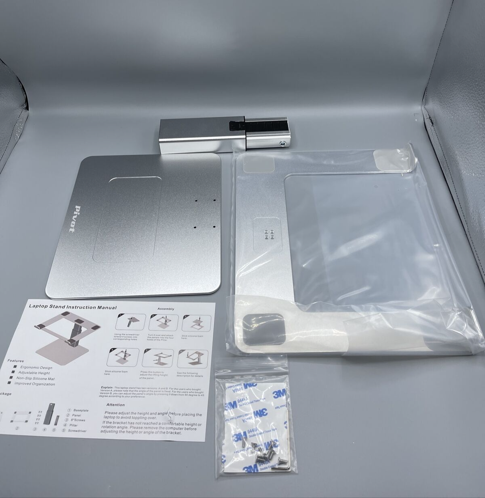 Adjustable Aluminum Laptop Stand Ergonomic for 11-17in Computers  