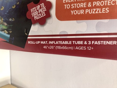 Roll Up Puzzle Mat 46" x 26" Passend für bis zu 1500 Teile Puzzle Puzzle NEU - Bild 2 von 7