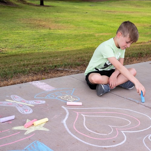 180/144/108 Pack Chalk Sidewalk Washable Assorted Colors Anti-Roll Bright Bold - Picture 6 of 11