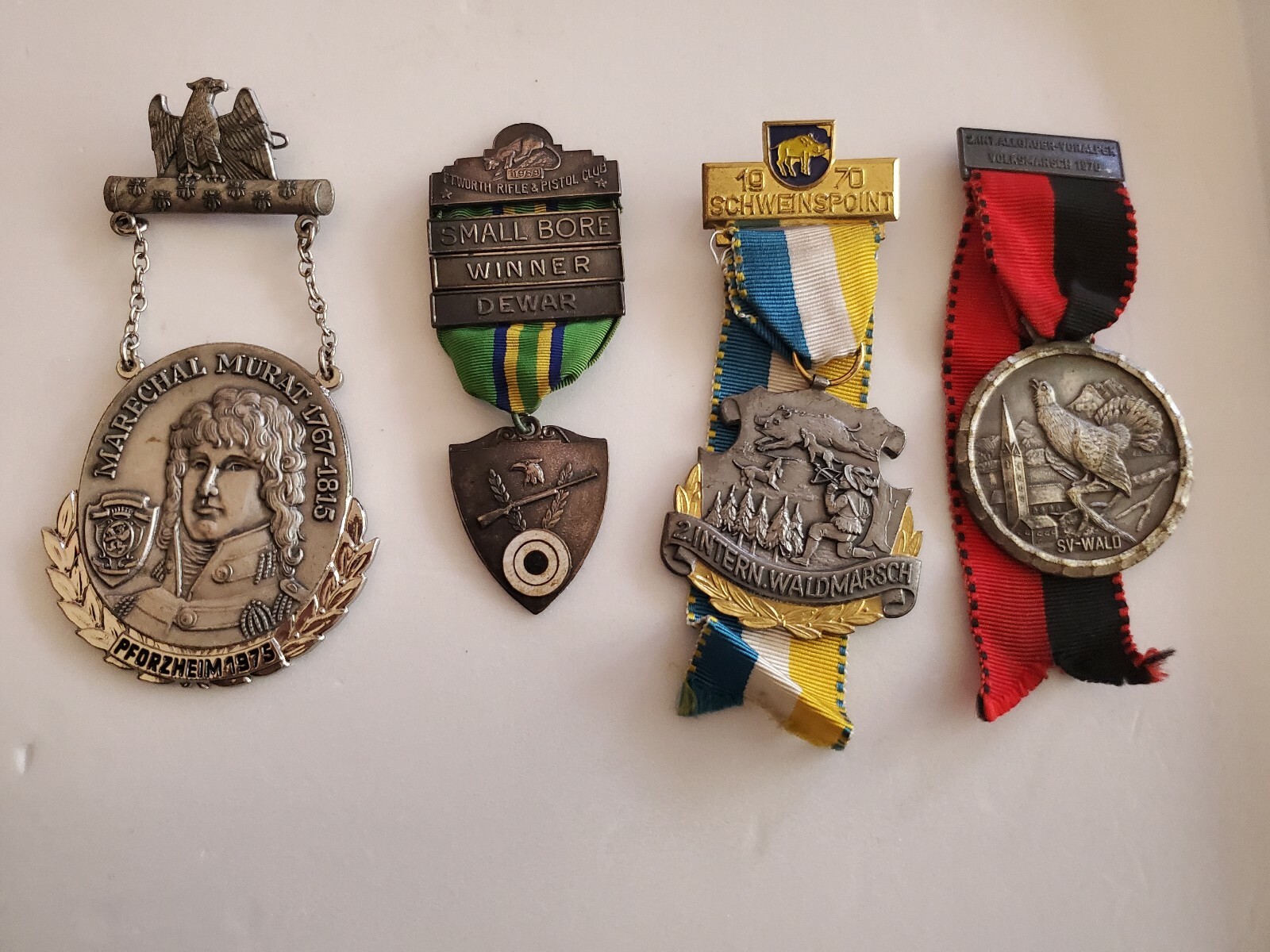 4 Vintage 1954 Boulder Rifle & Pistola Club, bosque Murat 1767 1815, Etc. Mira 4 Vintage 1954 Boulder Rifle & Pistola Club, bosque Murat 1767 1815, Etc. Mira