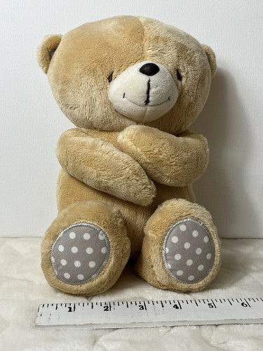 Hallmark Forever Friends Tan Plush Bear Hook Loop Hands Stuffed Animal Soft 12" - Picture 16 of 16