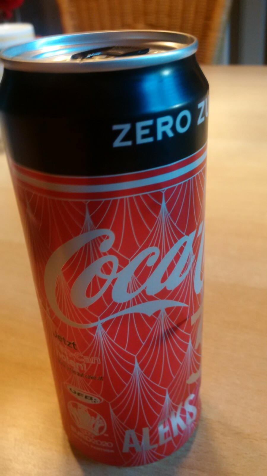 Ciekawa puszka Coca Cola Zero zapieczętowana - wada fabryczna - nieotwarta i pusta rzadko-pokaż oryginalną nazwę Bezpłatny ogólnokrajowy