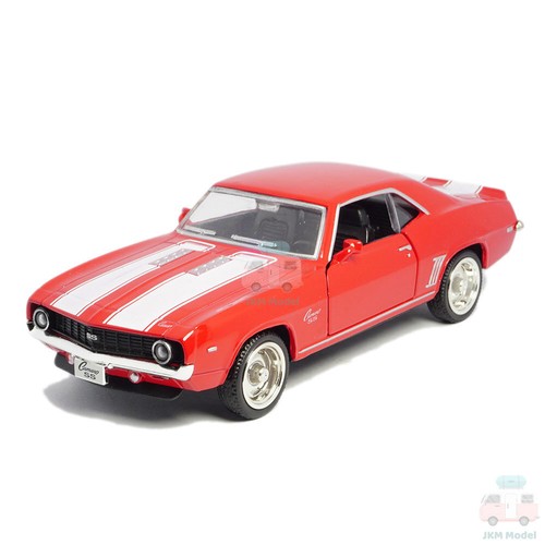 1:36 Chevrolet Camaro SS 1969 Model Car Alloy Diecast Toy Vehicle Kids Gift Red - Bild 3 von 12
