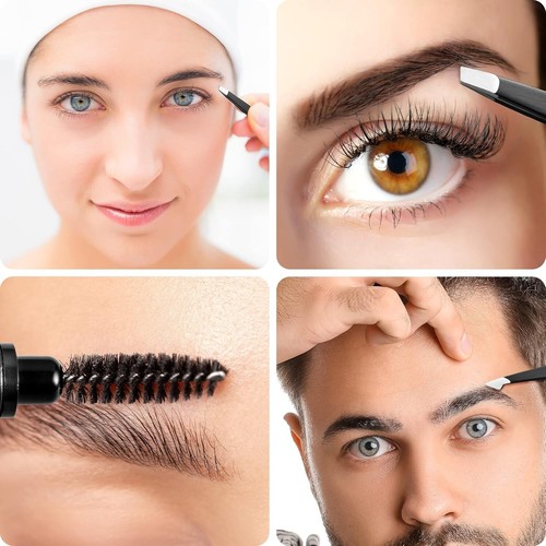 Exquisite Eyebrow Kit - 8 in 1 - Eyebrow Tweezer Kit 4 PCs - Eyebrow Shaping ... - Picture 7 of 8