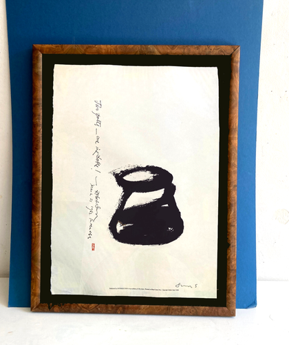 Two Poets-One Ink Bottle/ Robert Sund/ Signed Print/ Edition of 100/ 1982