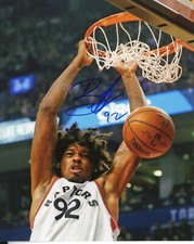 Lucas Nogueira Autographed 8x10 Toronto Raptors  Free Shipping  #S1666