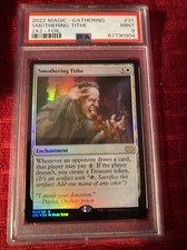 PSA 9 Mint Foil Smothering Tithe - MTG: Double Masters 2022