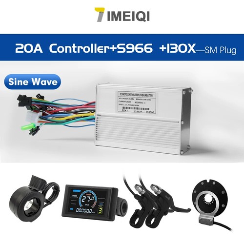 E-Bike Three-Mode Sine Wave Controller 24-72V 17A-60A with Color S966 Display - Picture 8 of 24