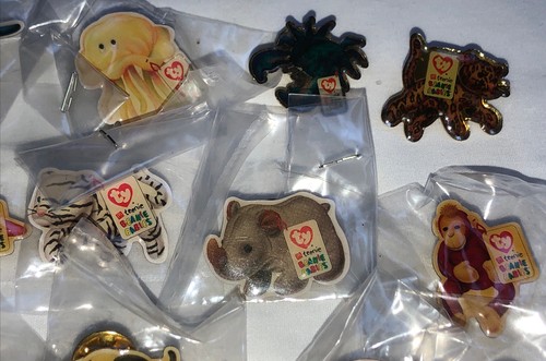 McDonald's TY 2000 Teenie Beanie Babies pasadores de solapa para empleados lote 31 vintage - Imagen 18 de 24