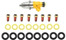 Fuel Injector Repair Service Kit Orings Spacer Filters for Yamaha Outboard HPDI 