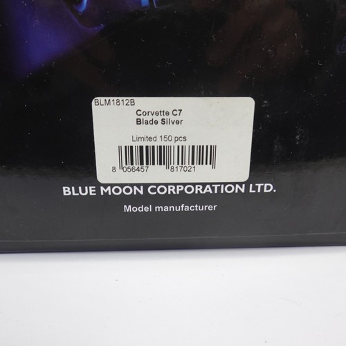 Corvette C7 Stingray Blade Silver 1/18 Scale BLM1812B BBR Limited 027/150 Resin - Picture 5 of 24