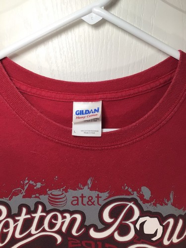 Rare ALL Arkansas Razorbacks 2012 Cotton Bowl Large T-shirt  Arlington Texas - Picture 3 of 14