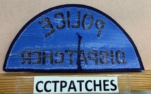 POLIZEIDISPATCHER BLAU SCHULTERAUFNÄHER - Bild 2 von 2