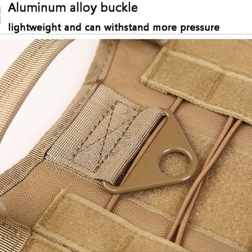 Tactical Dog Harness with Handle for Large Dogs Adjustable Military Dog Vest US - Picture 5 of 18