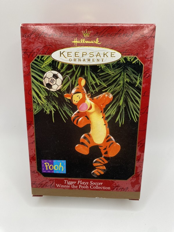Hallmark Keepsake Tigger plays soccer Winnie the Pooh 1999- NEW- READ
