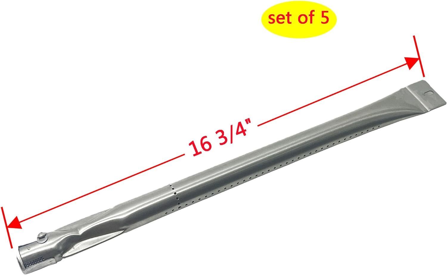 BBQ Gas Grill Burners Replacement Kit 5Pcs For Master Kenmore 16