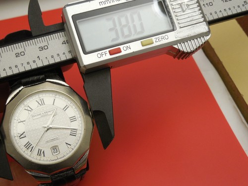 BAUME MERCIER STEEL RIVIERA 21MM DEPLOYMENT BAND BRACELET FOR 38MM UPDATE MODEL  - Bild 8 von 8