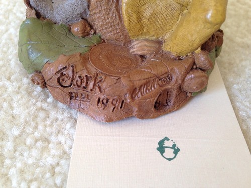 Tom Clark Gnome "Russ" 1991, Signed, Hang Tag, Story Card - Picture 6 of 12
