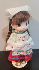 Precious Moments Children Of The World Doll - Angelina Italy - PreOwned