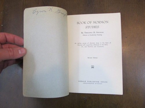 Book Of Mormon Studies & Bible Studies By Thelona D. Stevens 1950's - Picture 3 of 10