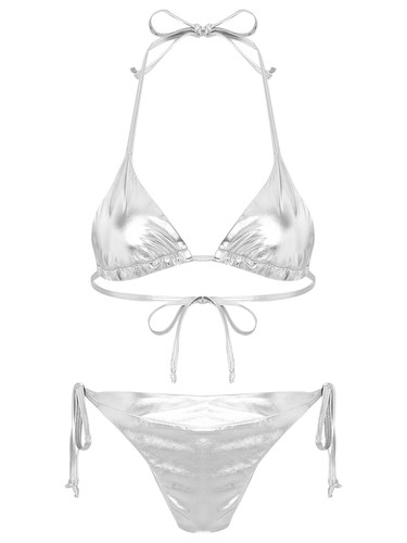 Womens Bathing Suit Exotic Swimsuit 2-Piece Lingerie Set Halter With Briefs Top - Bild 16 von 127