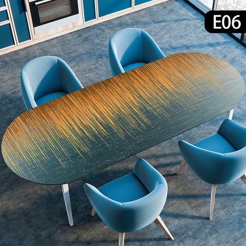 Ovale Tischdecke Ölfest Wasserdicht Elastisch Esszimmer Hof Couchtischdecke. - Bild 22 von 28