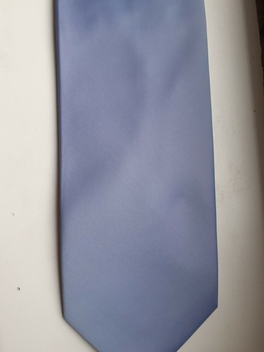 Vintage Old Retro Style 1980s Yuppie Smart Tie blue original - Picture 5 of 11