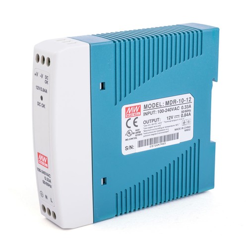Mean Well MDR-10-12 Hutschienennetzteil 10W 12V 0,84A Schaltnetzteil CV
