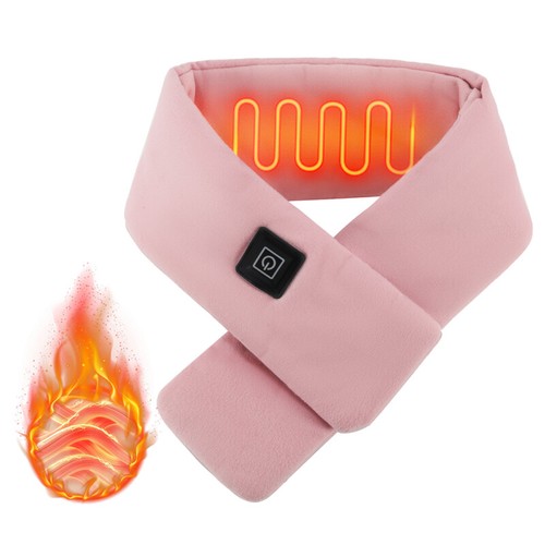 Electric Heated Scarf Plug in Power Neck Heating Pad Winter Warmer Wrap Shawl - Picture 20 of 24