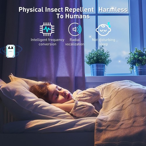 Electronic Pest Reject Control Ultrasonic Repeller Home Bug Rat Spider Roaches - Picture 41 of 42