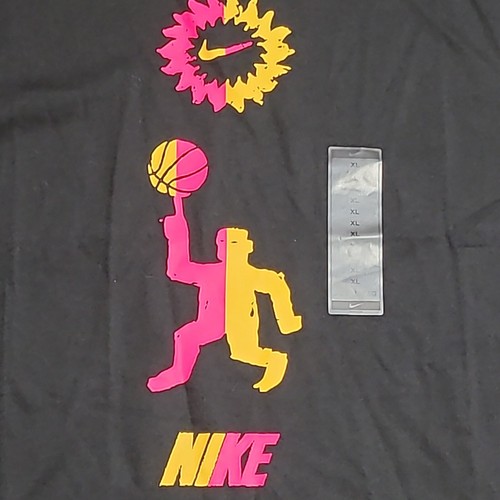 Nike T-Shirt Uomo Festival Basket Taglia XL Nera - Foto 3 di 9