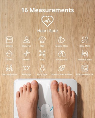 eufy Smart Scale P2 Pro Digital Bathroom Scale Wi-Fi Bluetooth BMI
