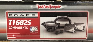 1-Pair-NEW-Old-School-Rockford-Fosgate-6X8-034-Component-speakers-Rare-Power