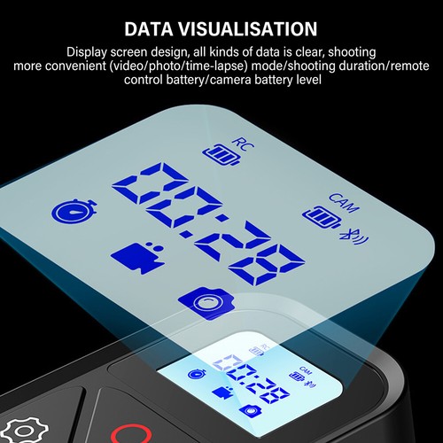 For GoPro Hero 13 12 11 10 9 Max Session 80M Bluetooth Remote Control LED Screen - Picture 5 of 20