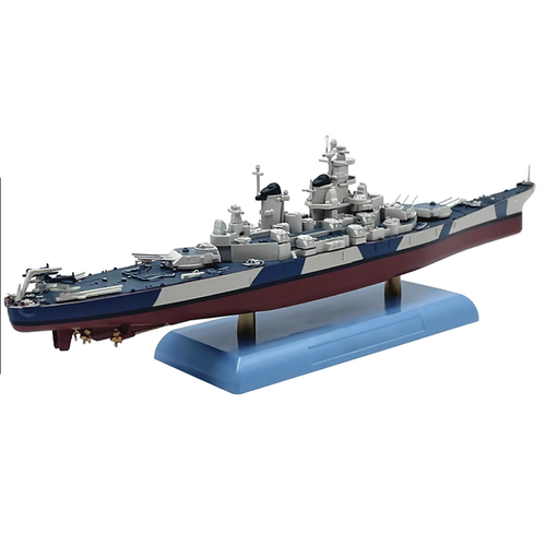 Retro 1:1000 WWII US BB-61 Lowa Battleship Model Alloy Warship Model with Stand - Picture 8 of 12