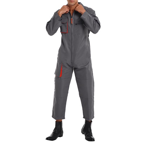 Men's Work Coveralls Long Sleeve Jumpsuit Overalls Dustproof Dungarees Workwear - Picture 152 of 166