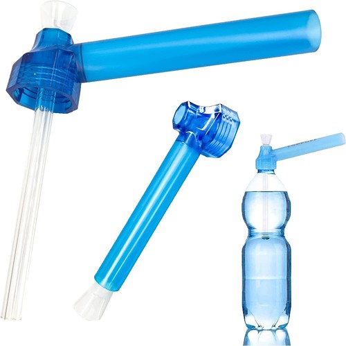 1pc Clear Portable Hookah Screw on Bottle Converter Water Glass Bong Pipes - Picture 6 of 6