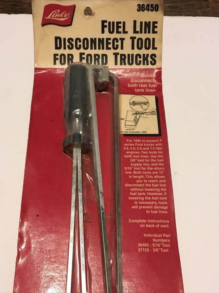 Lisle Tools Juego de Destornilladores Línea de Combustible 15" Largo Ford Truck 3/8" 5/16" Foto 2 de 4