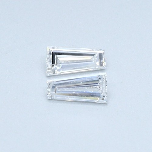 Lab Grown 0.12 Ct Tapered Baguette CVD Diamond E Color VS1 Clarity - Picture 1 of 11
