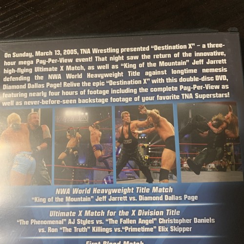TNA Impact Wrestling - Destination X 2005 (DVD, 2-Disc Set) Jarrett DDP Styles - Picture 4 of 8